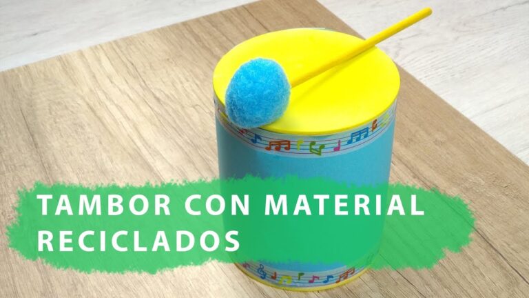 Cómo hacer tambores para niños: Manualidades Musicales Divertidas