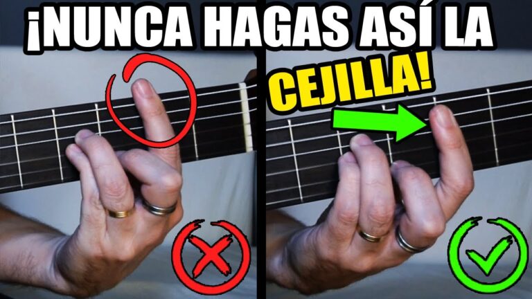 Técnicas Fáciles para Cómo Tocar Acordes con Cejilla en la Guitarra